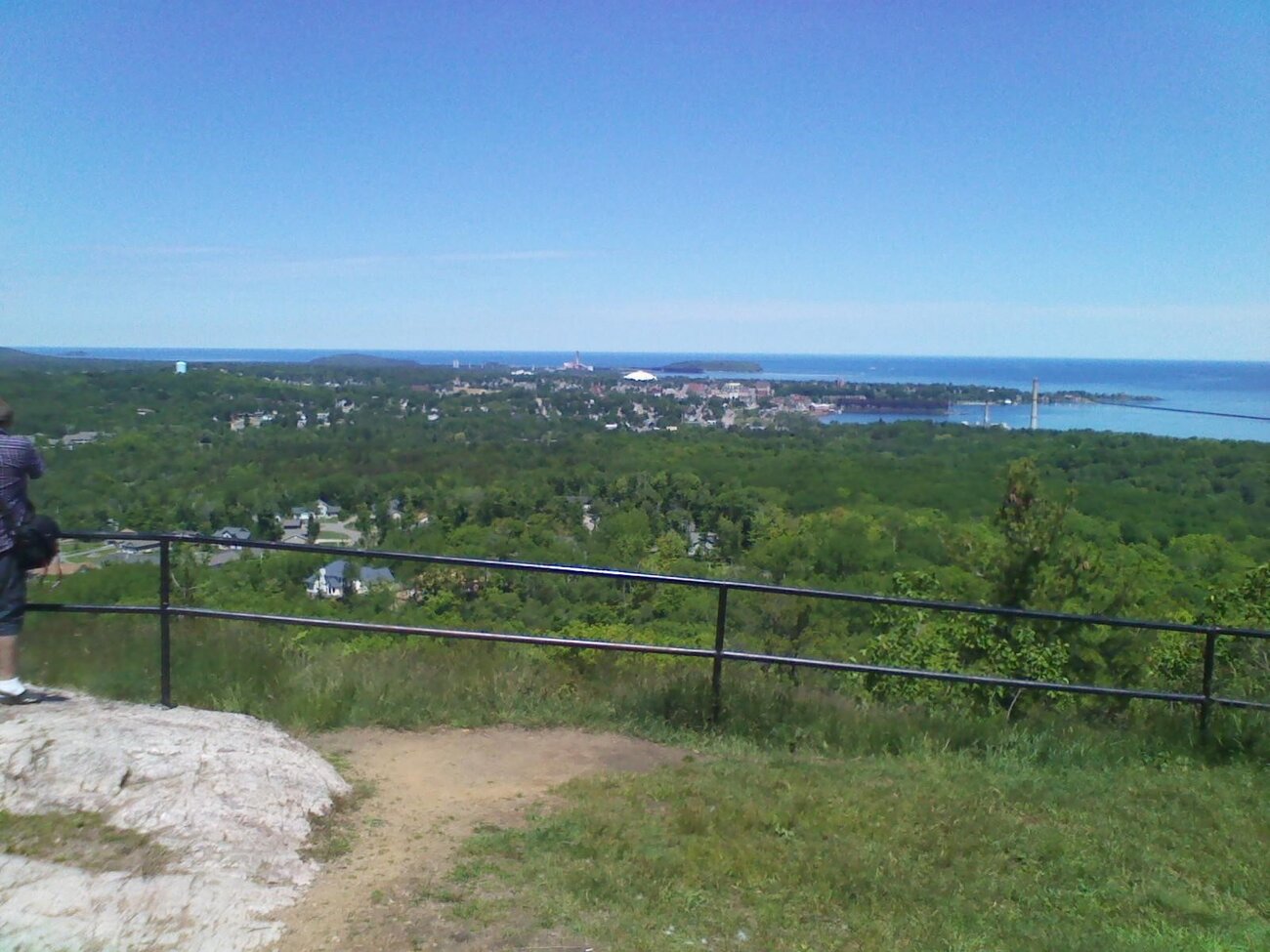 25  from the top of Marquette Mountain