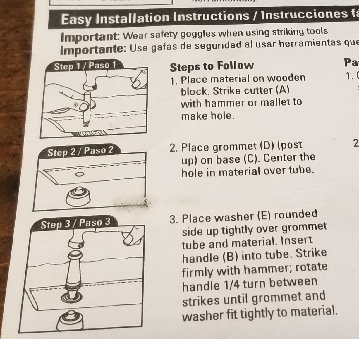 2 the instructions