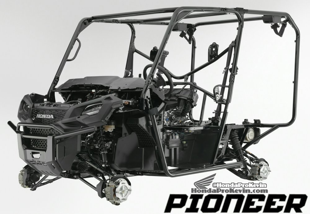 2016 honda pioneer 1000 5 frame engine atv sxs utv
