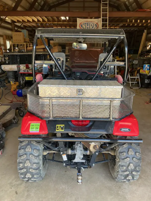 28  Rack mod mounted back on P500   rear view