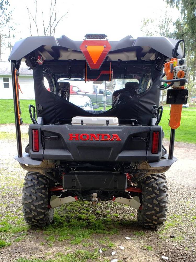 P500 - Chainsaw Mount on a P500  HONDASXS - The Honda Side by Side Club!