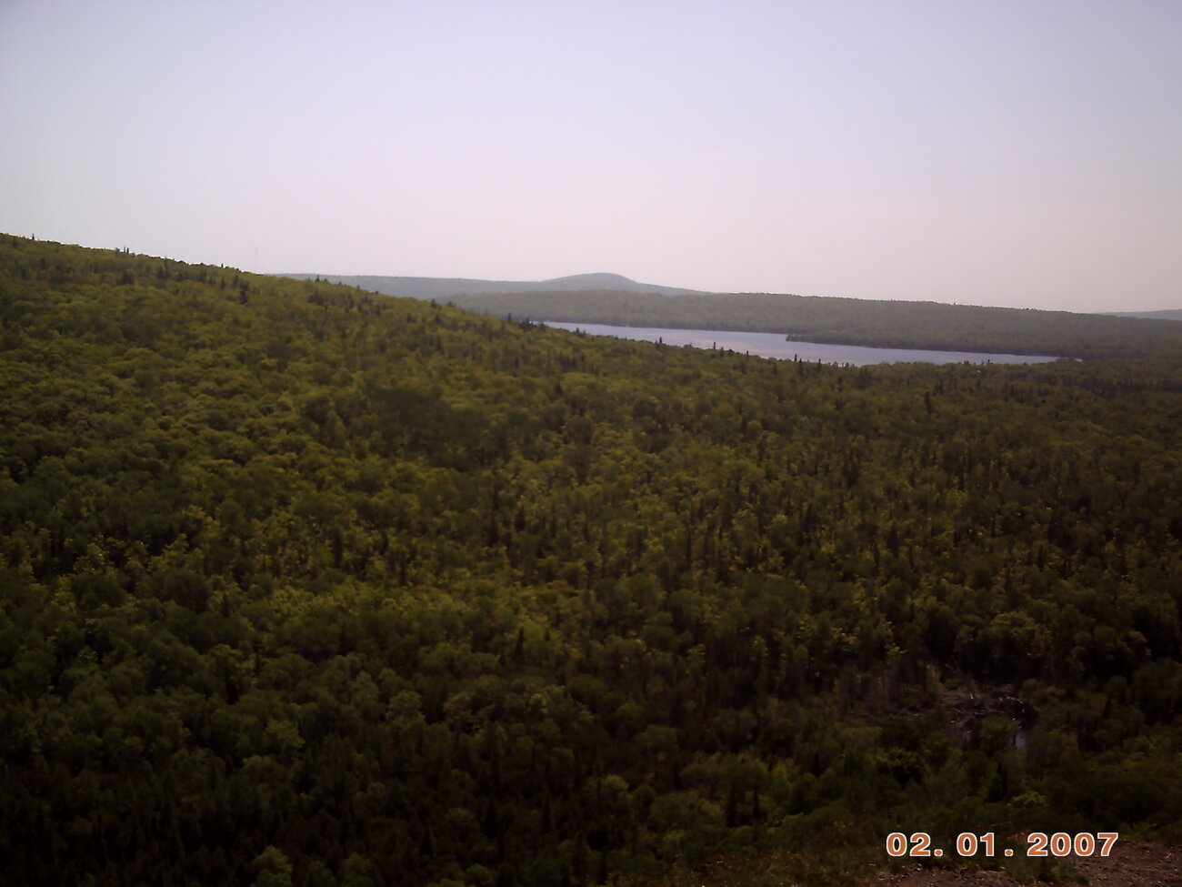 55  closer view of lake to the south of Brockway Mt