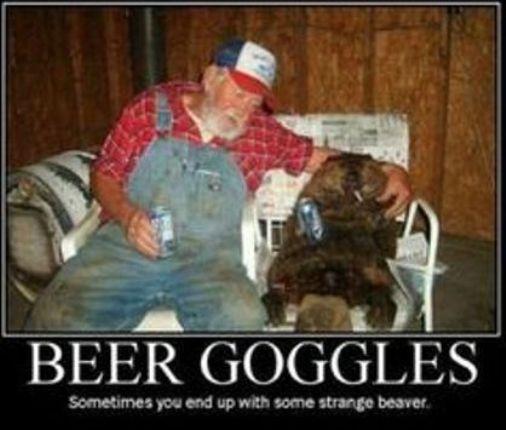 Beer goggles