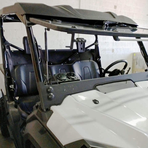 Glass front windshield for oe roof by hardcabs honda pioneer 1000 8