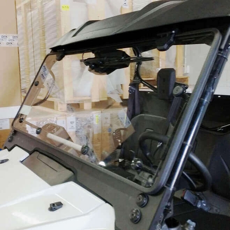 Glass front windshield for oe roof by hardcabs honda pioneer 1000 9