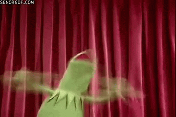 Kermit the frog muppet
