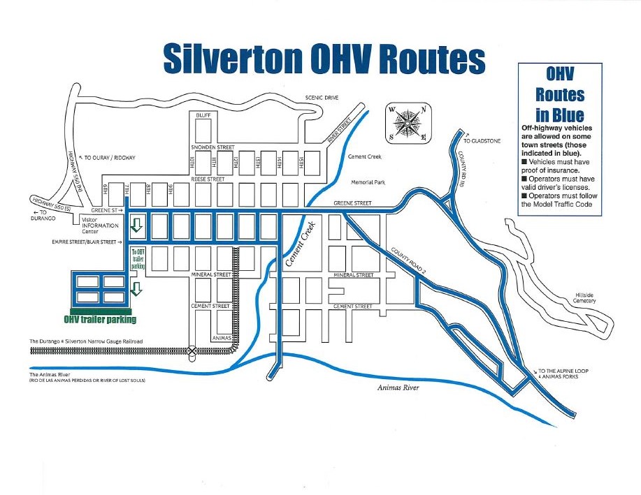 Ohv rOUTE mAP 17
