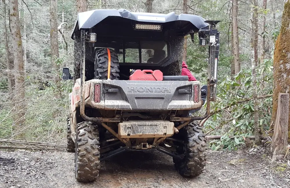 Rear mounting of jack  tire