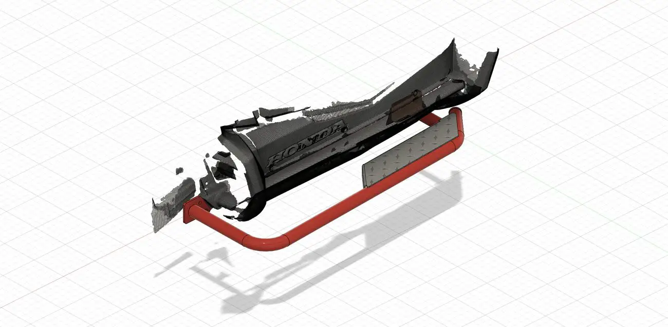 Talon flat nerf bar with plate step v18