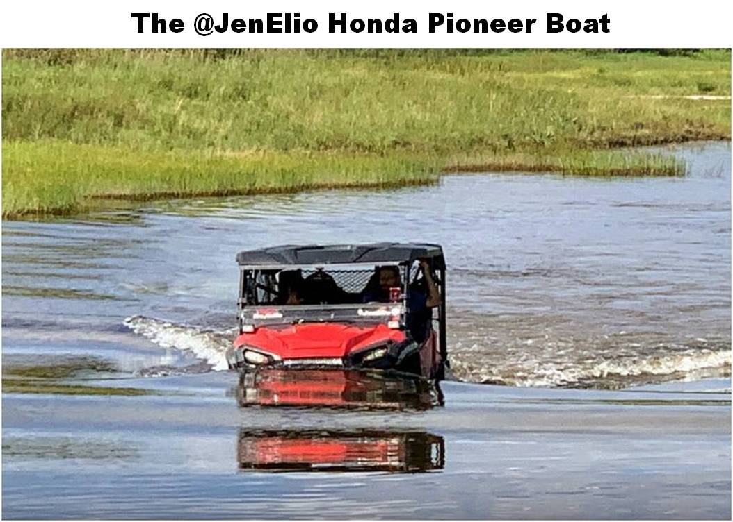 The JenElio Honda Pioneer Boat