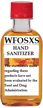 WFOSXS hand sanitizer