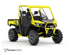Can Am Defender X mr HD10 Carbon Black and Sunburst Yellow 3 4 front Central Florida PowerSports
