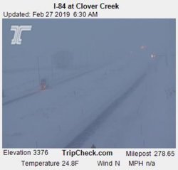 I 84 at Clover Creek EB pid2325