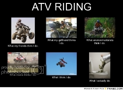 Frabz ATV RIDING What my friends think I do What my girlfriend thinks  0138e3