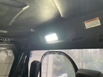 Dome light 12v switched