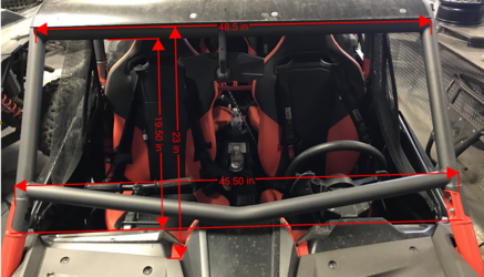New Cage Windshield Dimensions