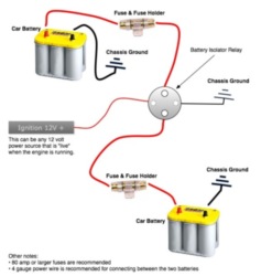 200 amp battery isolator relay diagram