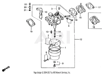 Honda gx240 carburetor diagram 3