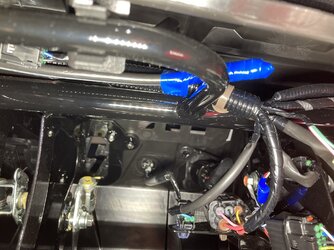 700   Wire with Blue Tape Under Hood
