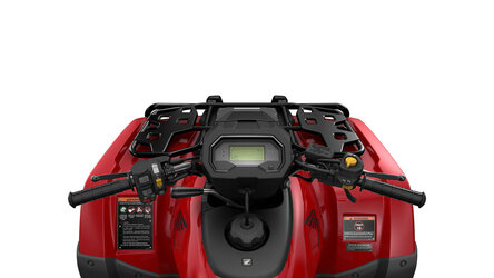 24 Honda Rubicon 4x4 Automatic Avenger Red dash