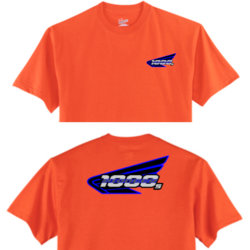 Orange shirt blue wing 1000 5