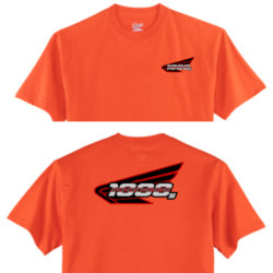 Orange shirt red wing 1000 5