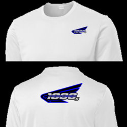 White shirt blue wing 1000 5
