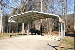 Double wide two car carport