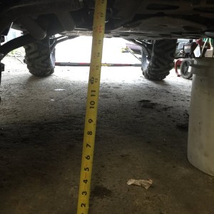 18" clearance all the way around