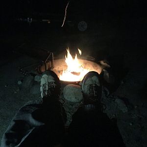 Jericho camp fire